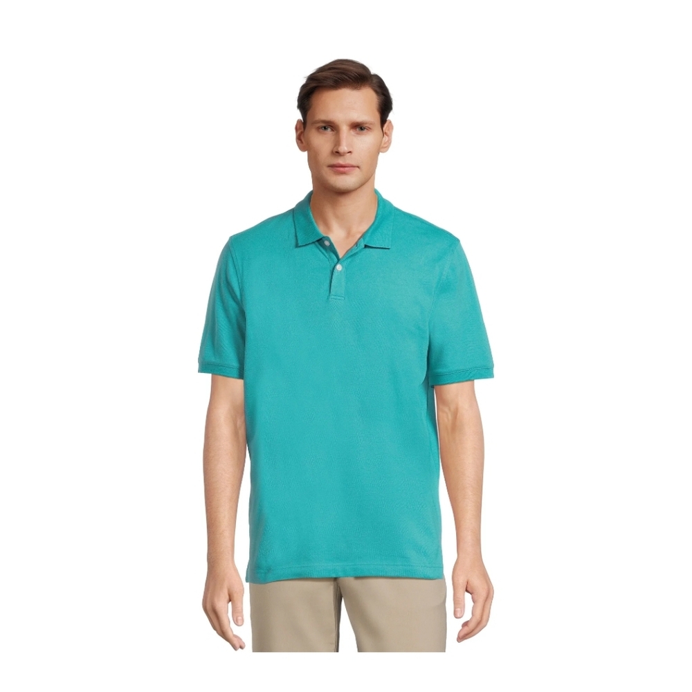 Men's polo shirt with short sleeves